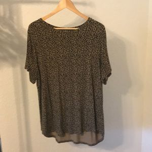 Old Navy Luxe Printed Crew Neck Tee